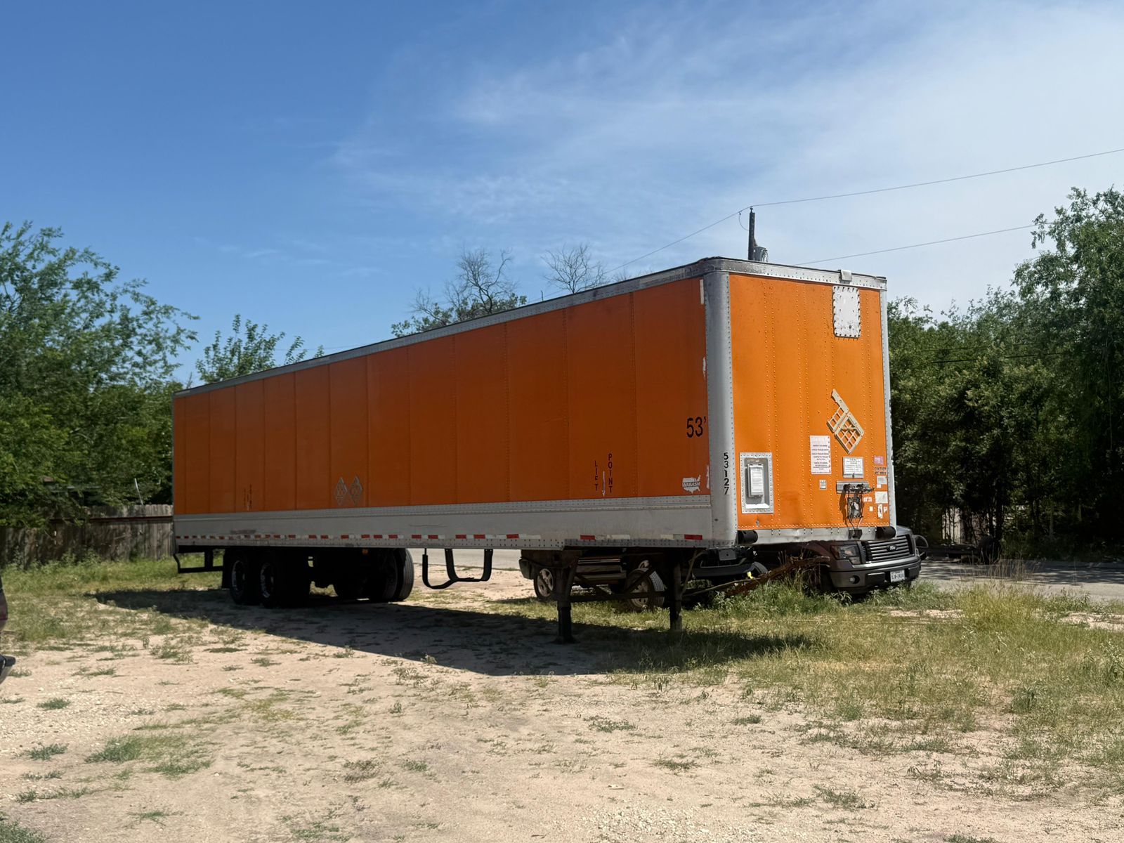 Caja seca usada en venta Wabash 2004